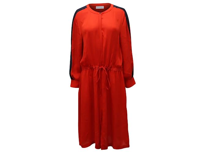 a.l.C. Long Sleeve Dress in Red Silk  ref.755601