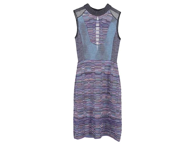 Missoni Sleeveless Shift Dress in Multicolor Viscose Multiple colors Cellulose fibre  ref.755715