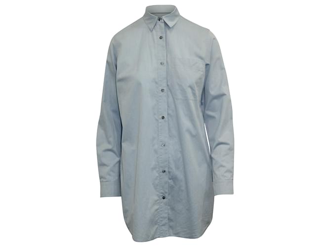 Robe chemise Alexander Wang en coton bleu clair  ref.755720