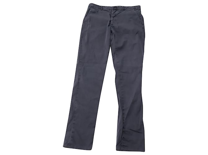 Maison Martin Margiela Chino pants in Navy Blue Cotton  ref.755737