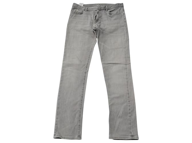 Jeans Maison Martin Margiela Slim Fit em jeans de algodão cinza  ref.755950