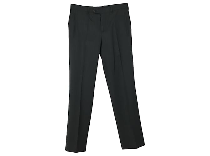 Pantalone Prada Uomo in misto Lana Grigio  ref.756090
