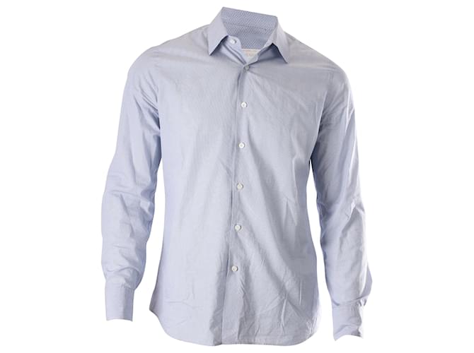 Prada Printed Shirt in Light Blue Cotton        ref.756212