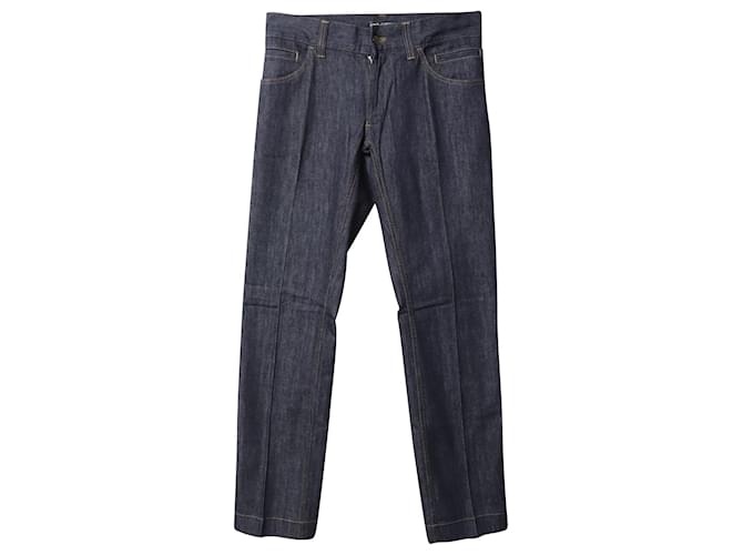 Jeans Dolce & Gabbana em jeans de algodão azul  ref.756263