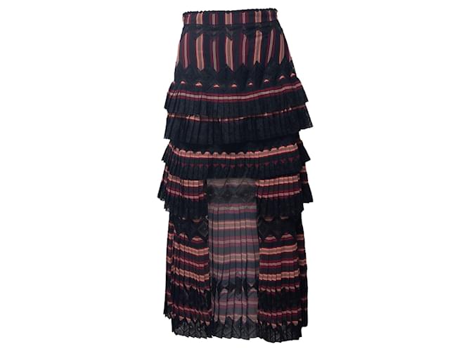 Zimmermann Pleated Skirt in Multicolor Polyester Multiple colors  ref.756293