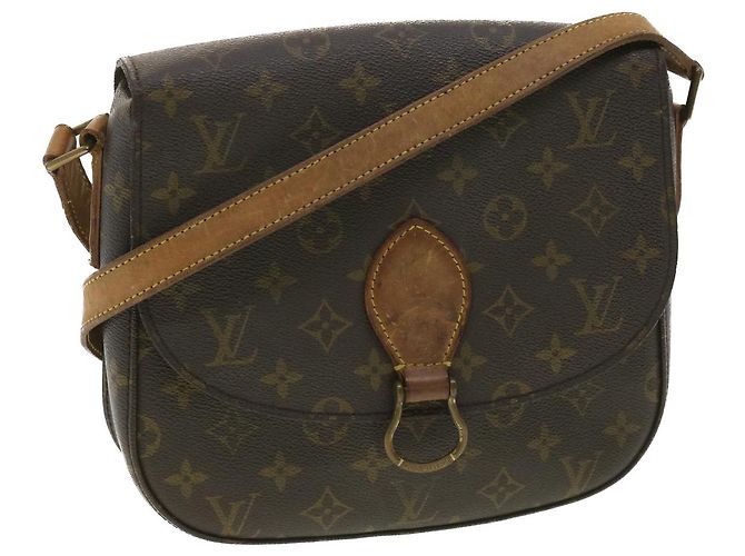 Saint-Cloud LOUIS VUITTON Monogram Saint Cloud GM bolsa de ombro M51242 LV Auth am3488 Monograma