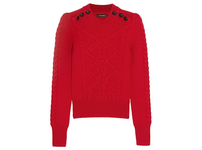 Isabel Marant Knitwear Red Wool  ref.757440