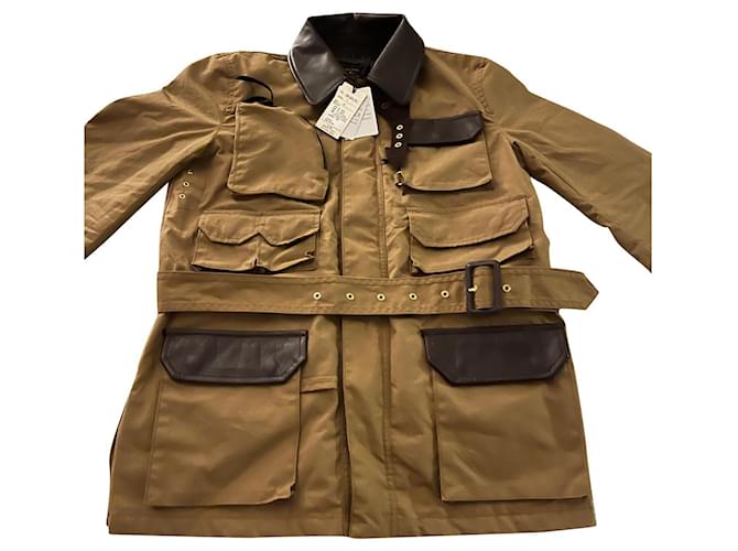 Autre Marque Stay Wax Field Jacket Beige Cotton  ref.757658