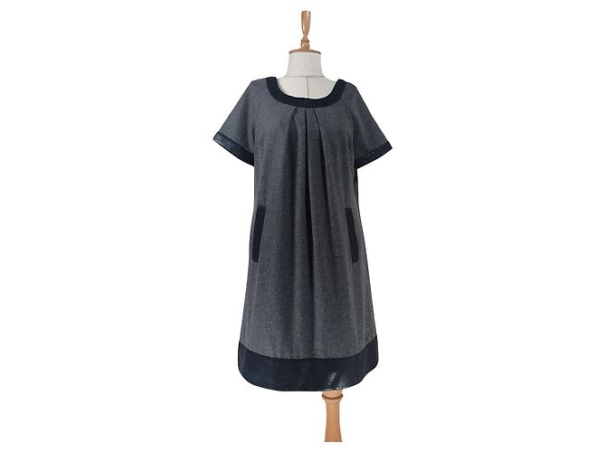 Vestido gris de lana Day Birger & Mikkelsen