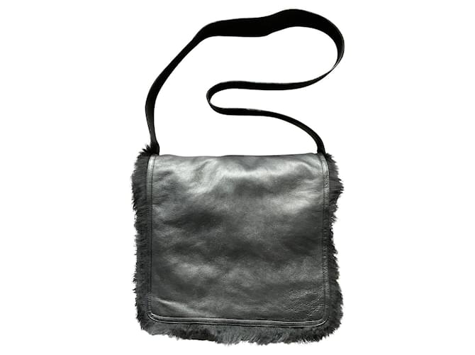 Gucci Messenger bag Black Leather  ref.757782