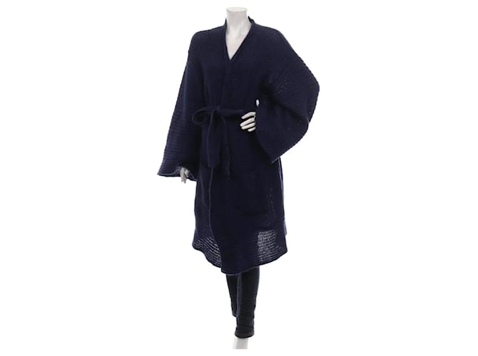 Autre Marque Knitwear Blue Wool Polyamide Mohair  ref.757922