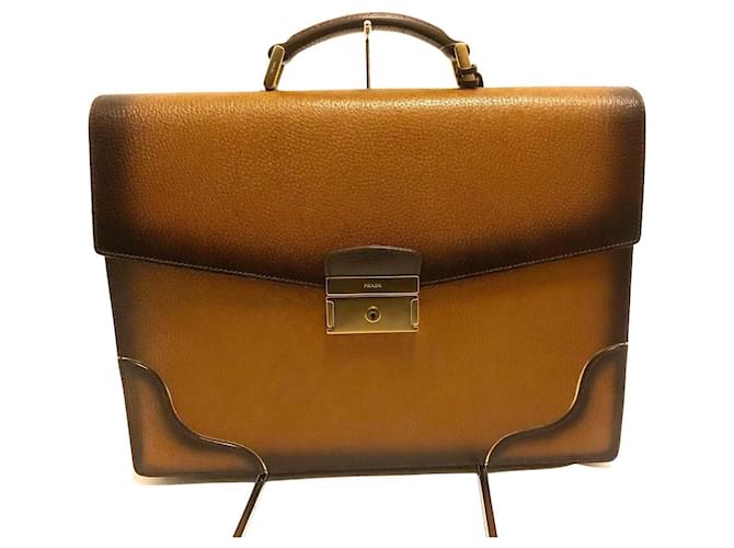 Prada Brown Leather  ref.757963