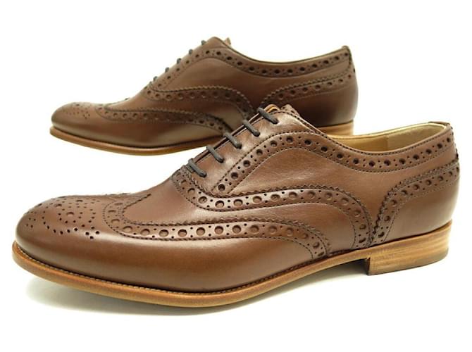 NEW CHURCH'S BURWOOD III SHOES 38 W BROWN A73683 SHOES Leather  ref.758060