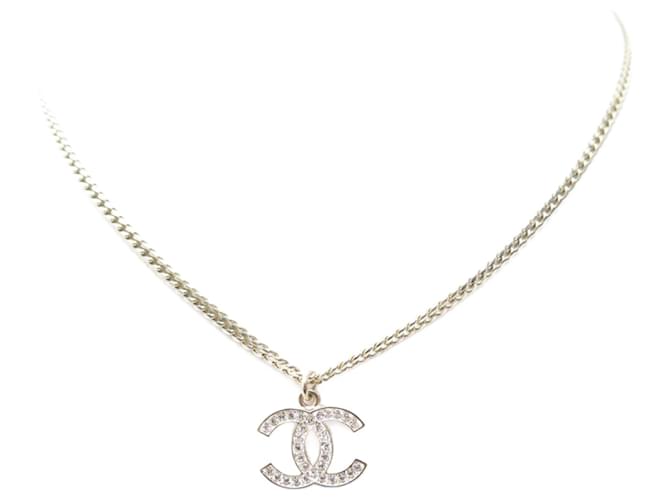 NEW CHANEL LOGO CC NECKLACE 42 GOLD METAL CM 2022 GOLDEN NECKLACE NEW  ref.758072
