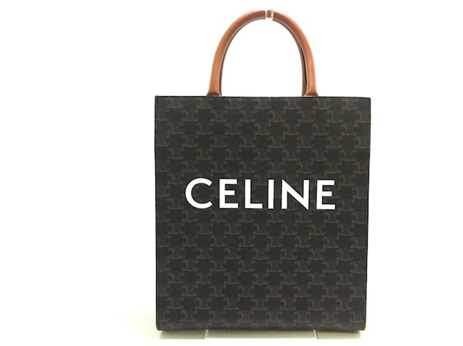 Céline Triomphe Brown Cloth  ref.758206