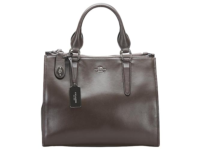 Coach Brown Leather  ref.758283