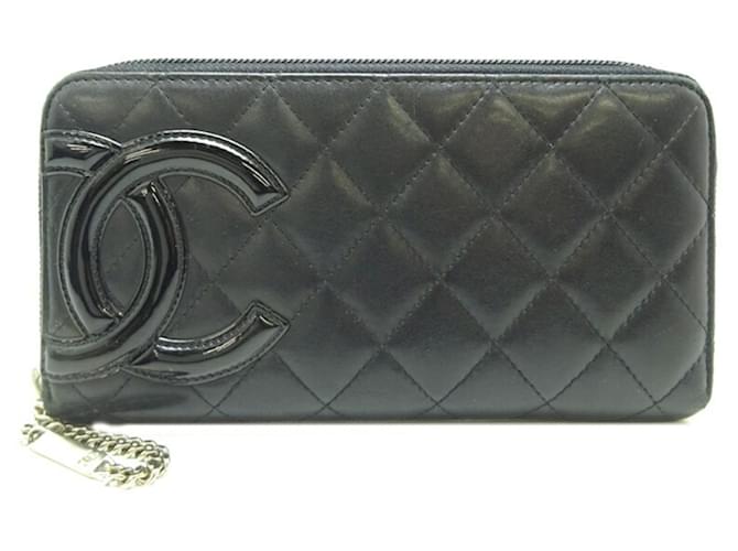 Chanel Cambon Line Black Leather  ref.758296