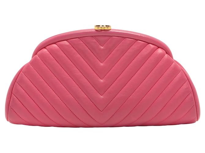 Timeless Chanel intemporal Rosa Couro  ref.758569