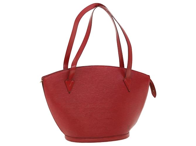 LOUIS VUITTON Epi Saint Jacques Shopping Tote Bag Red M52267 LV Auth bs3466 Leather  ref.758633