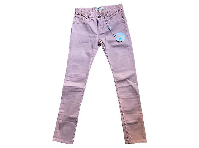 Pantalones Eleven Paris Rosa de Algodón Niña