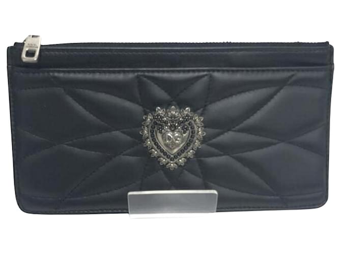 Dolce & Gabbana Devotion Black Leather  ref.758812