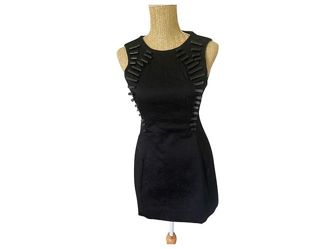 Minivestido Asos Black de algodón negro