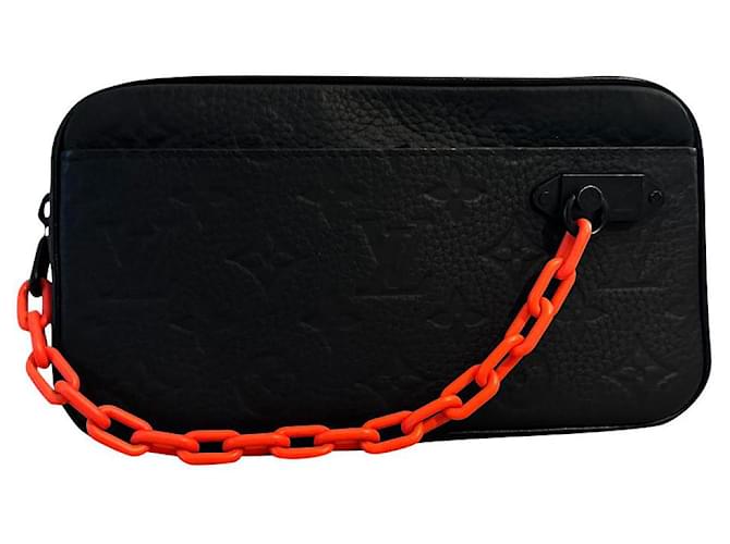 Louis Vuitton satchel Black Leather  ref.758847