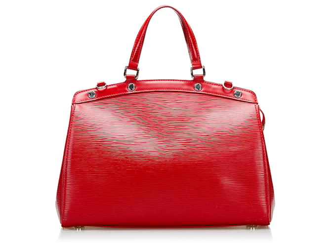 Louis Vuitton Red Epi Brea Vermelho Couro  ref.758912