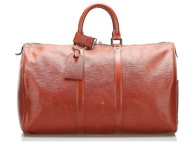 Louis Vuitton Epi Keepall 45 M42973 Marrom