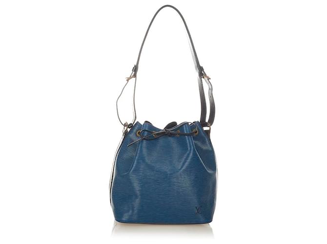 Louis Vuitton Epi Petit Noe M44152 Azul Couro Bezerro-como bezerro  ref.759510