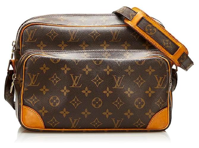Louis Vuitton Nile Bag in Monogram Canvas and Brown Leather 
