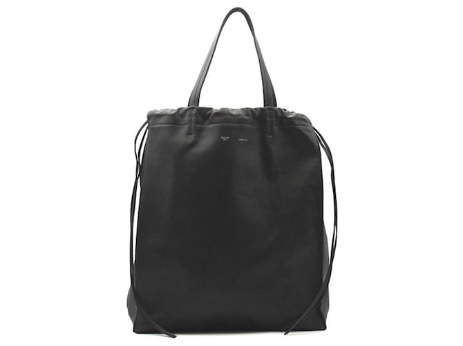 Céline Vertical Coulisse Bag Black Leather Pony-style calfskin  ref.759591