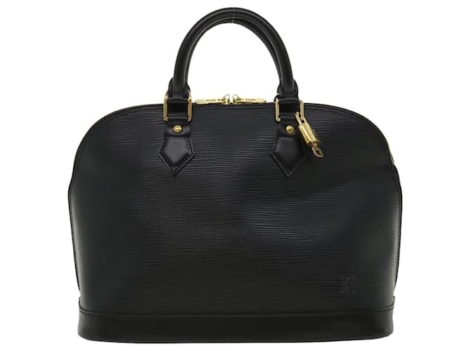 Louis Vuitton Alma Black Leather  ref.759656
