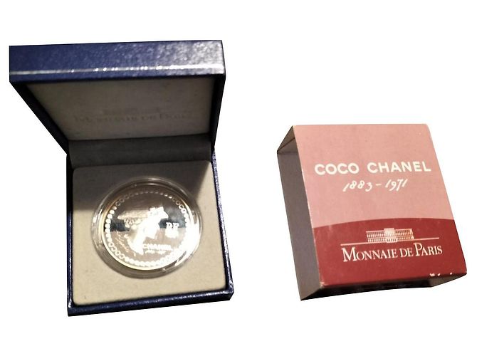 Chanel Silver Decoration Silvery 