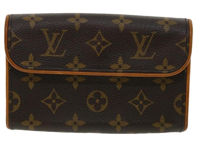 Louis Vuitton Pochette Florentine Brown Cloth  ref.759717