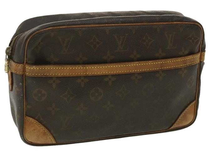 Louis Vuitton Monogram Compiegne 28 Clutch Bag M51845 LV Auth ac1487 Cloth  ref.759887