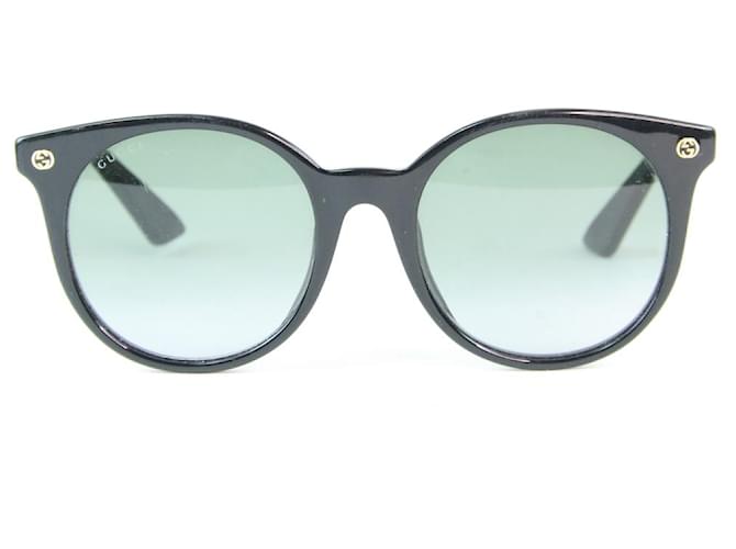 Óculos de sol Gucci Preto Plástico  ref.759955