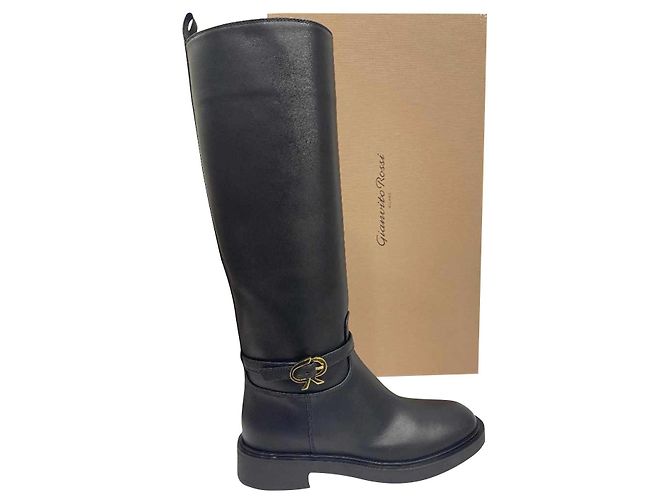 Gianvito Rossi Botas Giambito Rossi. Negro