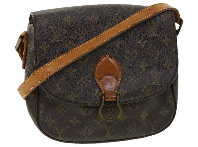 Saint-Cloud LOUIS VUITTON Monogram Saint Cloud GM bolsa de ombro M51242 LV Auth am3542 Monograma