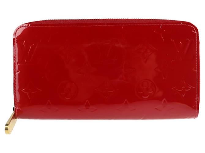 Louis Vuitton Zippy Wallet Red Cloth  ref.761457