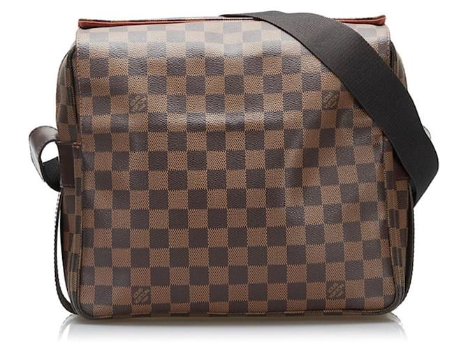 Louis Vuitton Naviglio Brown Cloth  ref.761523