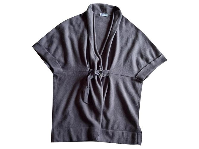Ärmelloser Pullover Brunello Cucinelli grau aus Kaschmir 42