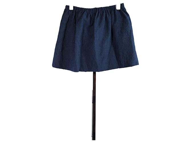 Maje Skirt 2 Blue Cotton  ref.761957