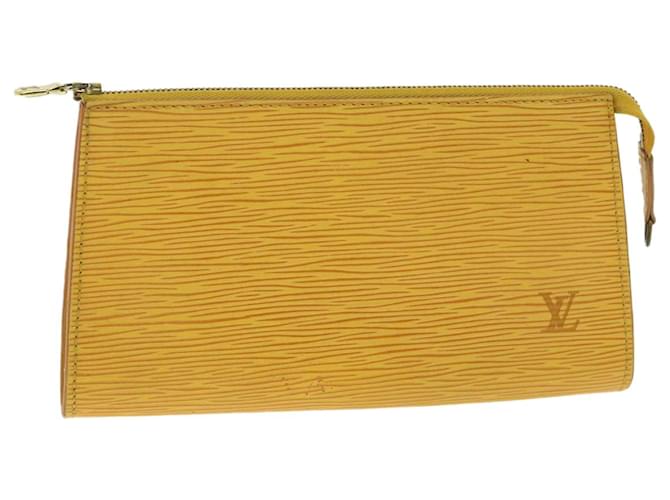 LOUIS VUITTON Epi Pochette Accessoires Accessory Pouch Yellow M52989 Auth ac1507 Leather  ref.761984