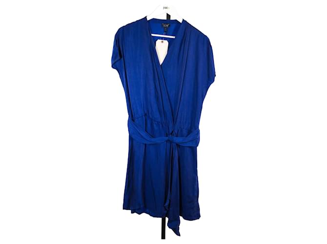 Armani Mid-Length Dress 40 Blue  ref.762054