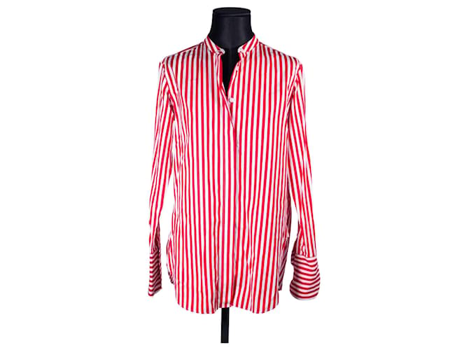 Autre Marque Harmony shirt 36 Red Cotton  ref.762098