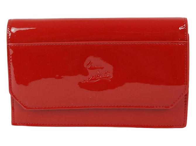 Christian Louboutin Clutches Red Plastic  ref.762235