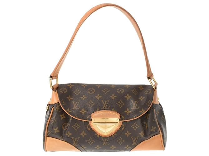 Louis Vuitton Beverly Braun Leinwand  ref.762413