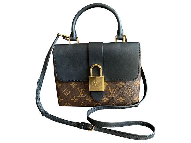 Bolsa Louis Vuitton Locky BB em couro preto