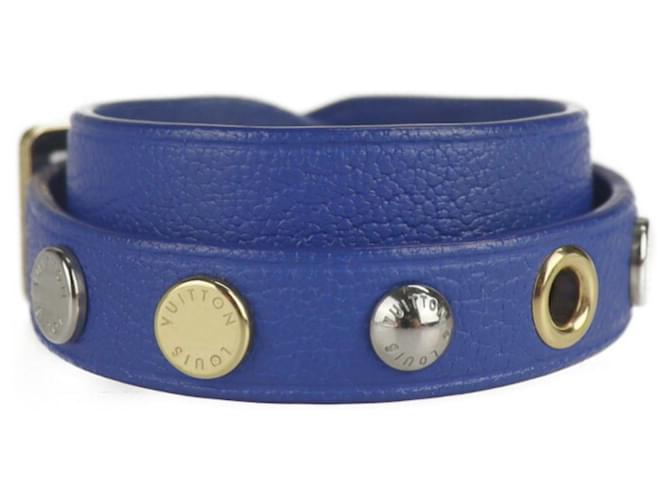 Louis Vuitton Blue Leather  ref.762670